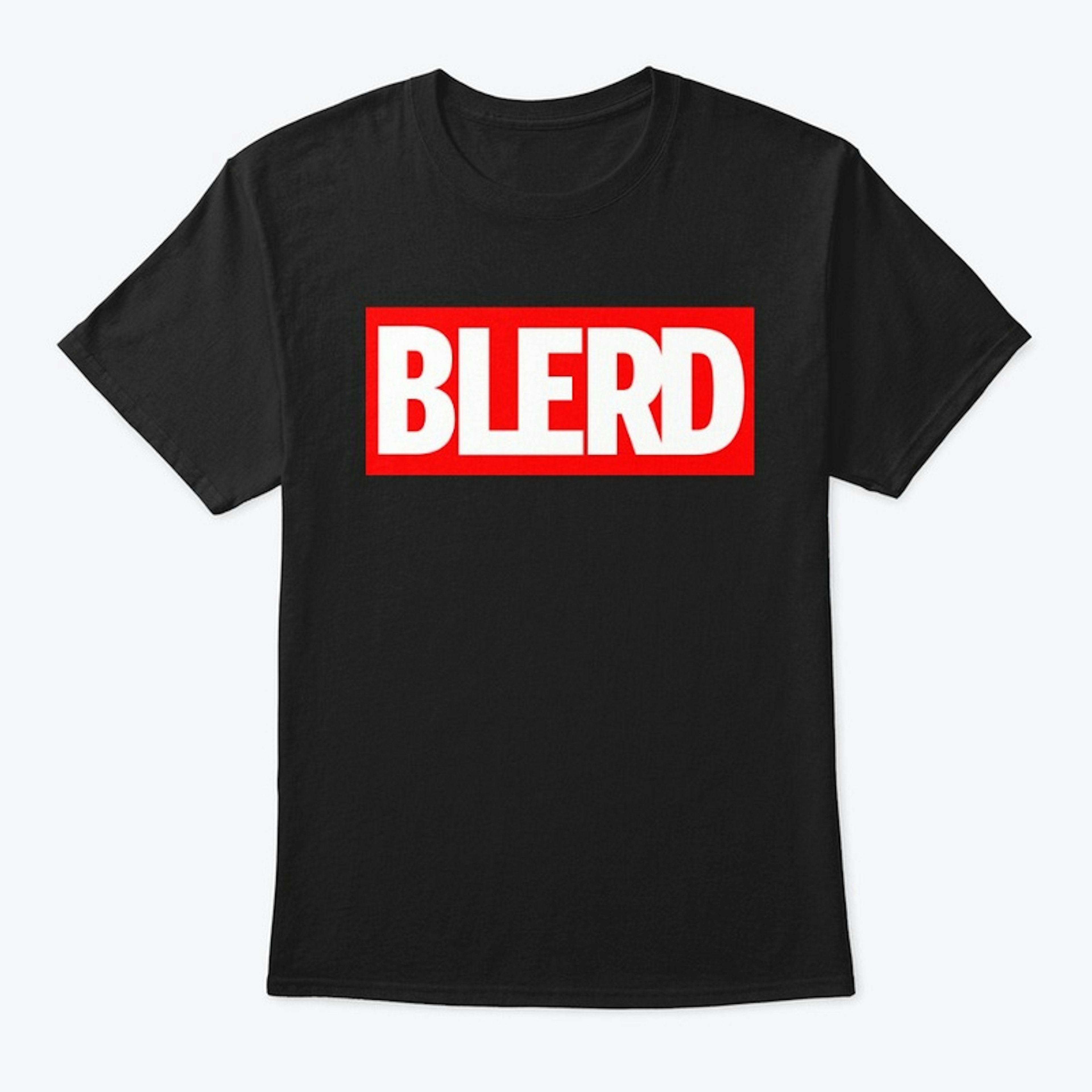Blerd Red And White Logo Shirt