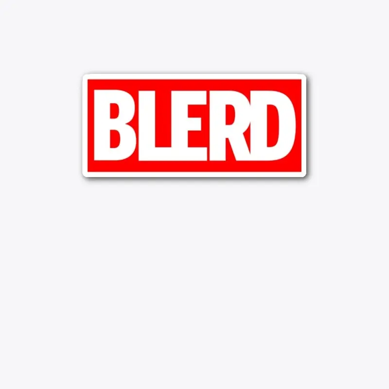 Blerd Red And White Logo Shirt