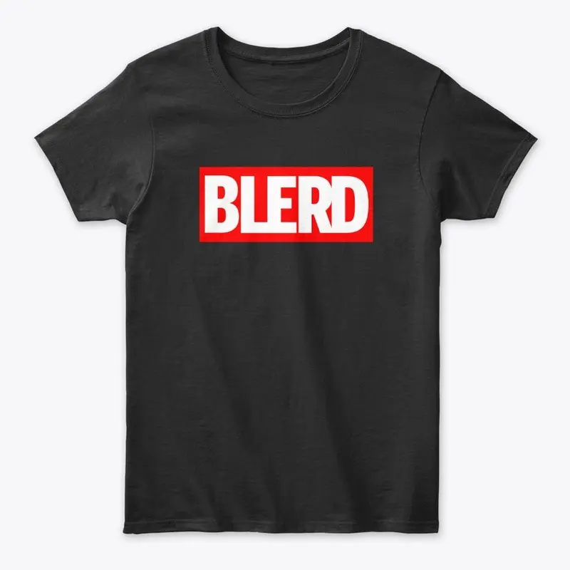 Blerd Red And White Logo Shirt