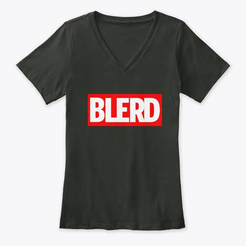 Blerd Red And White Logo Shirt